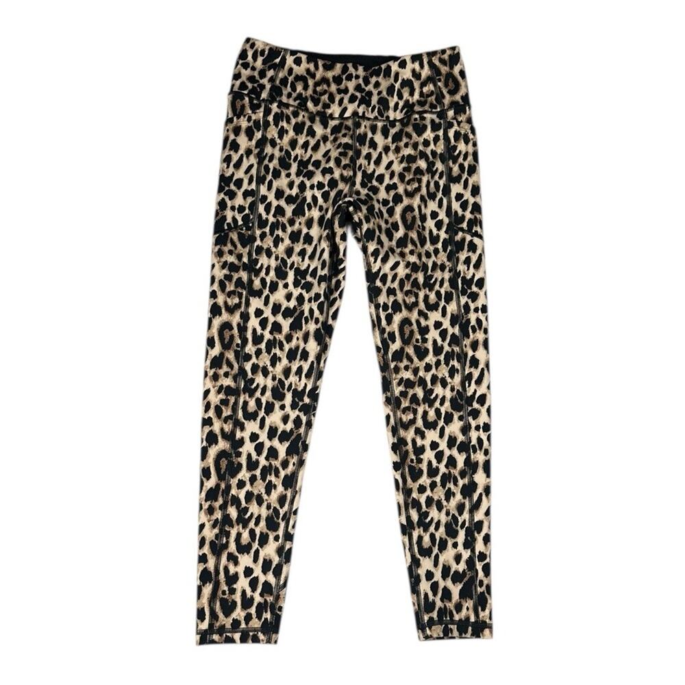 Victorias Secret Incredible Essential Softest Leggings Leopard Animal Print 10